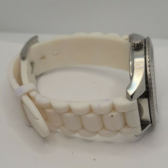 Fossil Stella ES2888 Women's White Silicone Analog Dial Quartz Wrist Watch DE618 - Picture 8 of 9